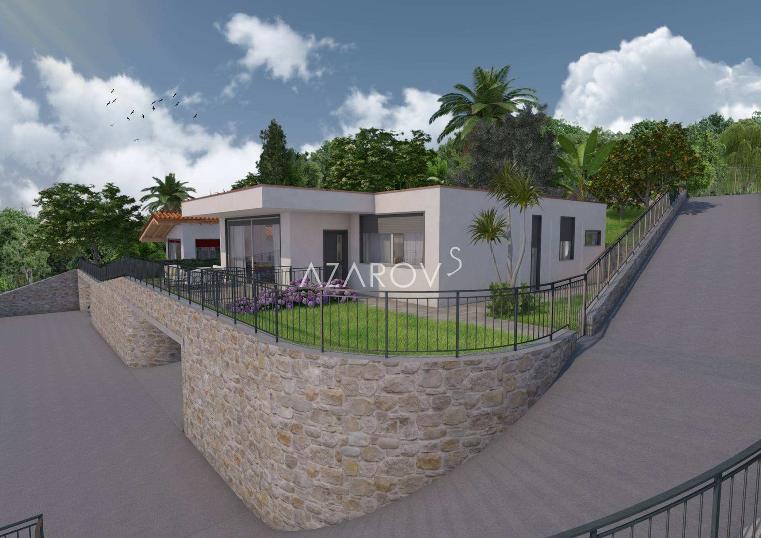 1 - sea view plot of land for sale in sanremo liguria italy