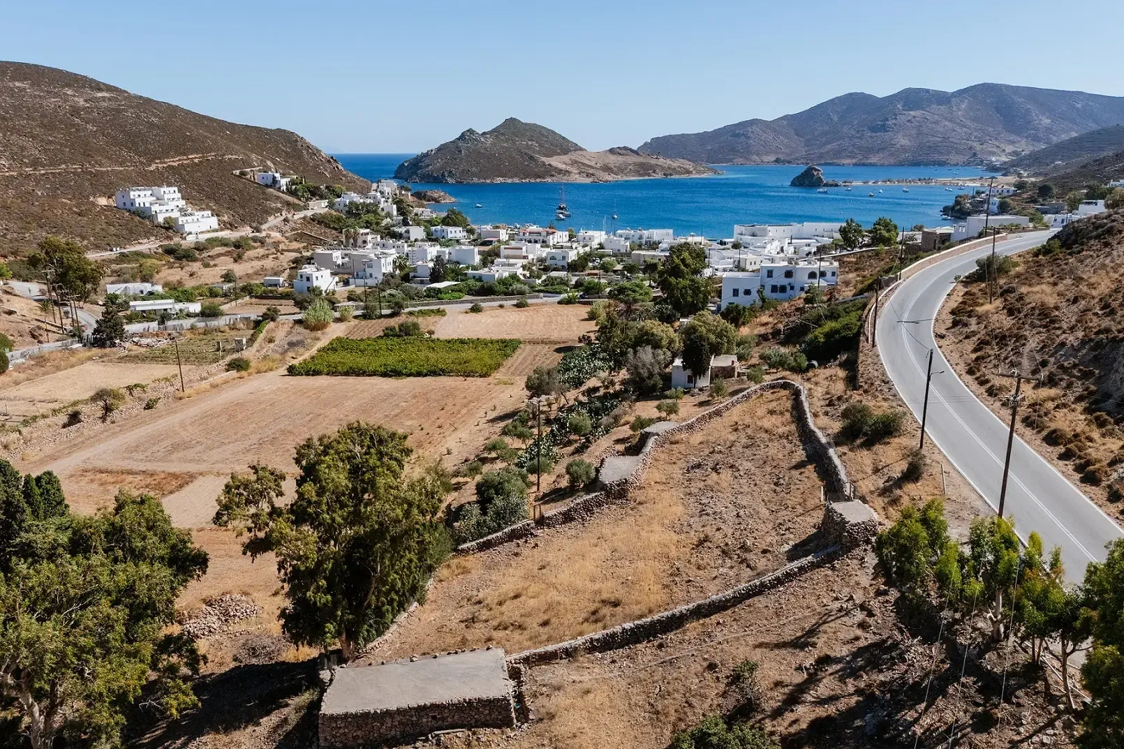 1 - vendita terreno vista mare patmo egeo meridionale grecia