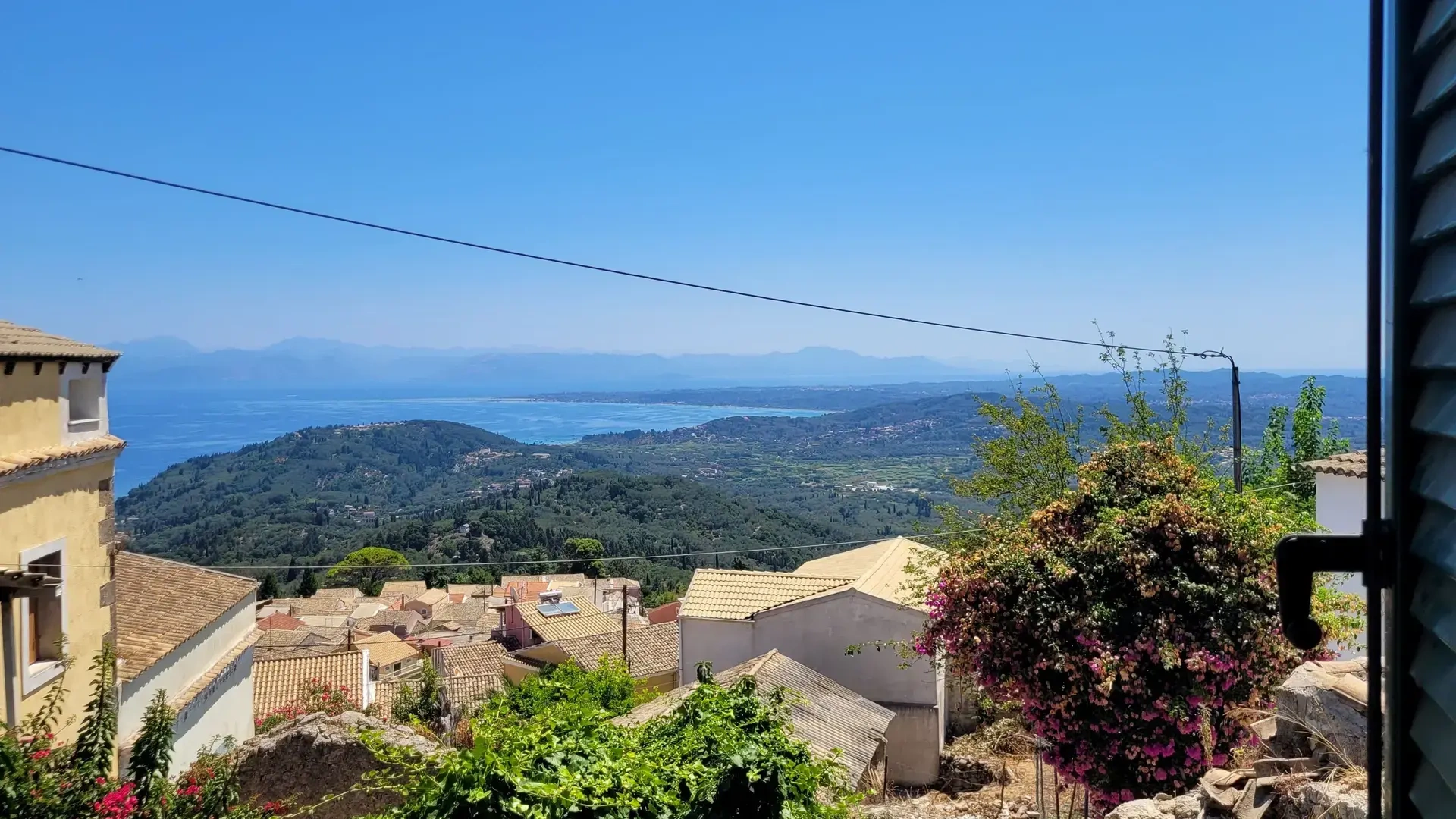 1 - vente maison vue mer corfu îles ioniennes grèce