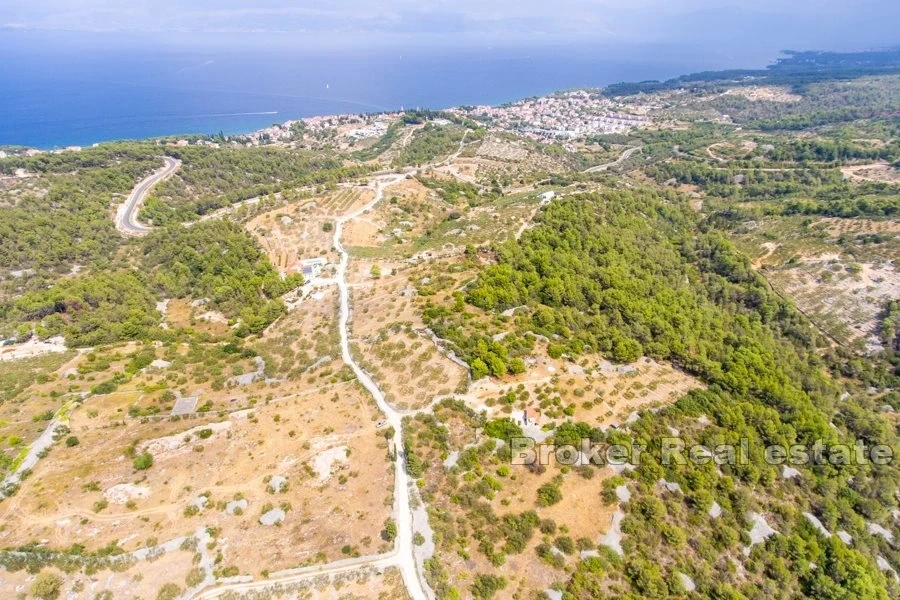 1 - vendita terreno spiaggia a piedi brač spalatino-dalmata croazia