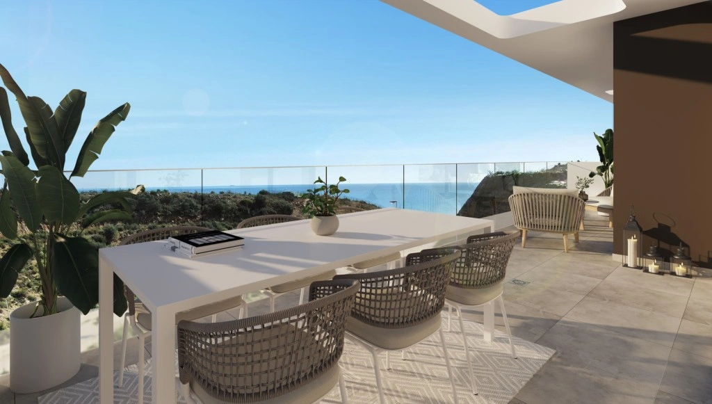 2 - vente appartement vue mer rincon de la victoria andalousie espagne