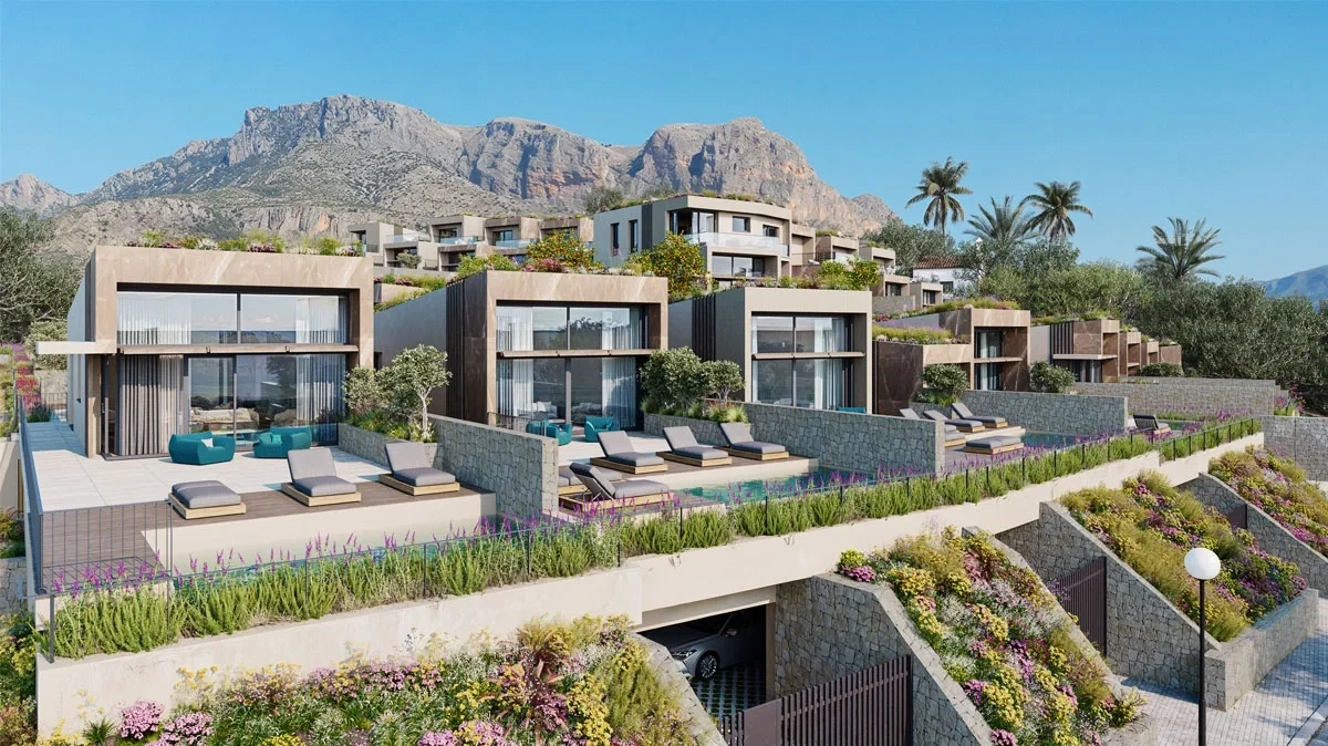 1 - vente maison vue mer la nucia - costa blanca communauté valencienne espagne