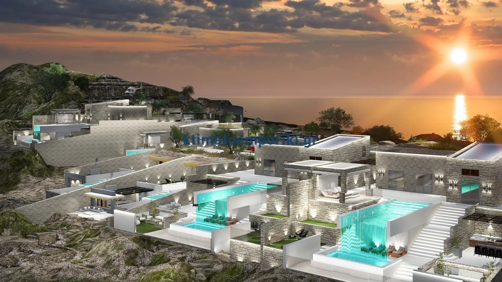 2 - vente maison vue mer fonés crète grèce