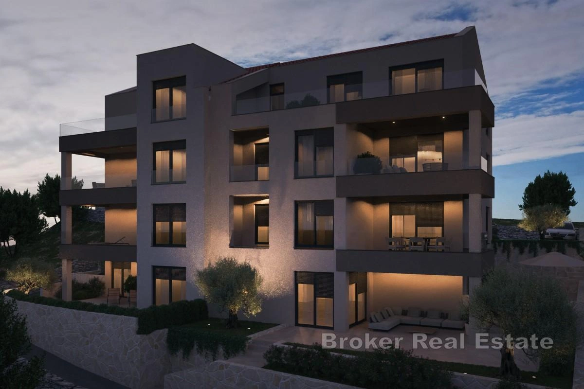 2 - verkoop appartement uitzicht op zee rogoznica šibenik-knin kroatië