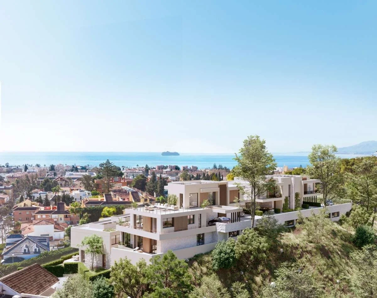 Casa vista al mar con piscina