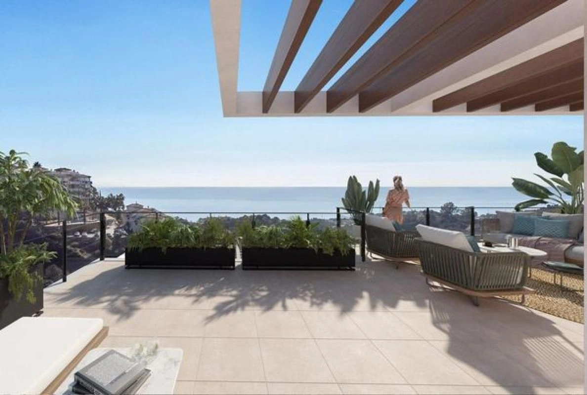 2 - venda apartamento vista de mar mijas andaluzia espanha