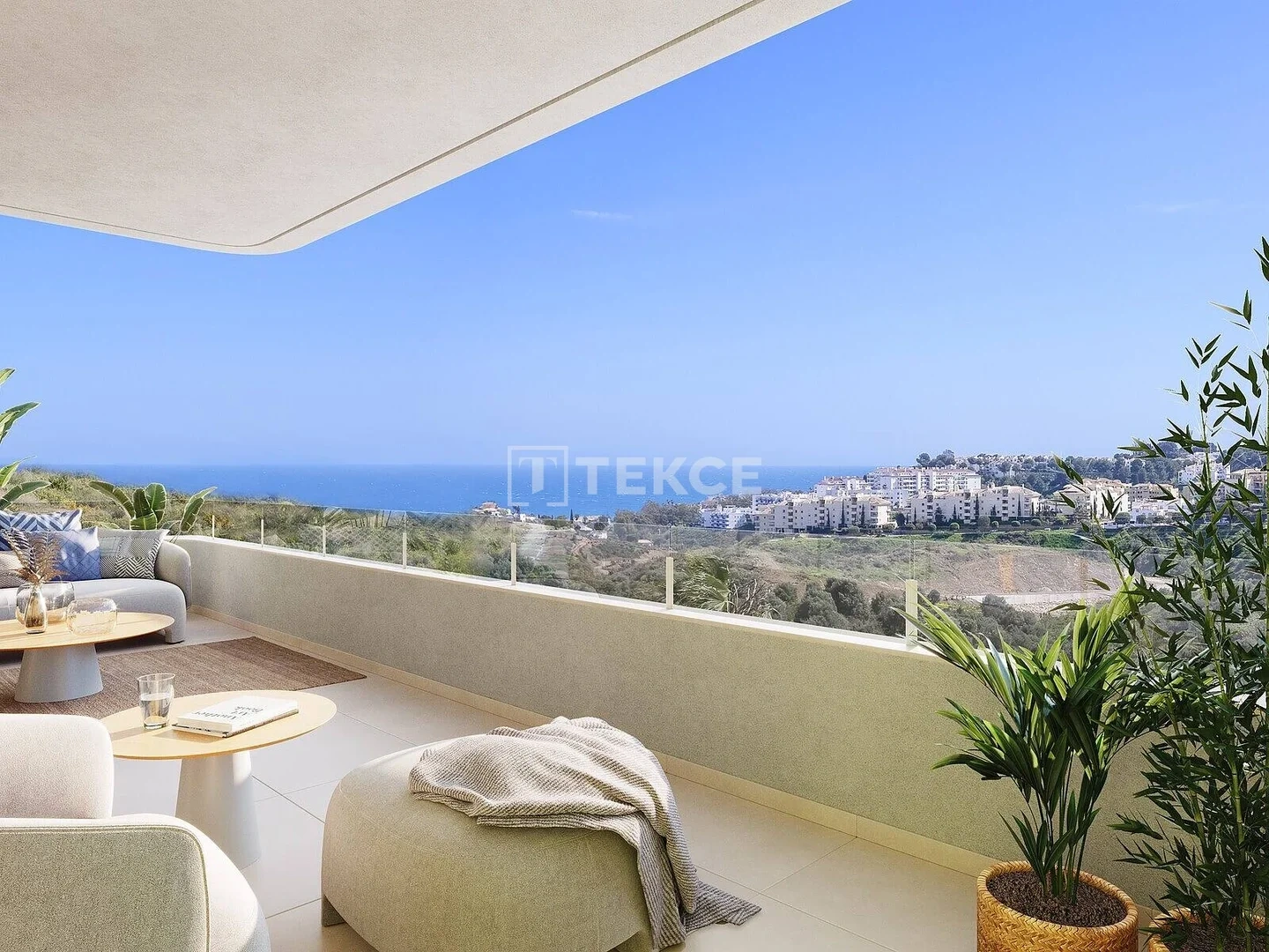 1 - venta apartamento vista al mar mijas andalucía españa