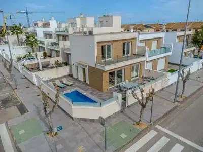 1 - vendita villa spiaggia a piedi pilar de la horadada comunità valenciana spagna