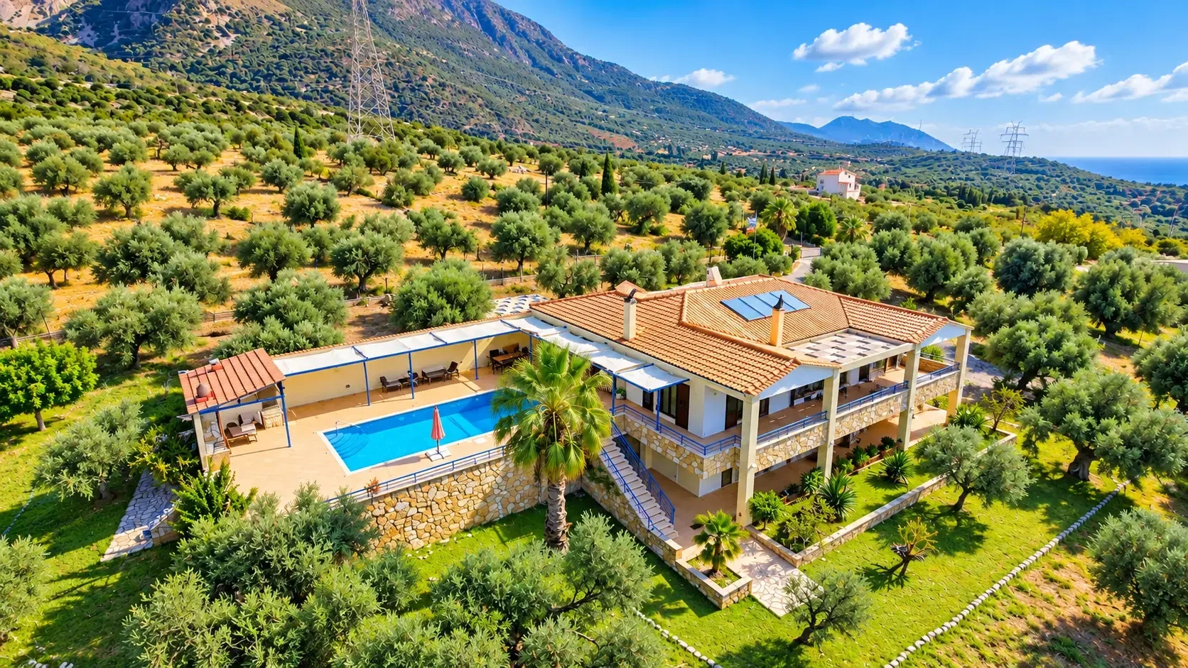 1 - vente villa vue mer paralía sergoúlas grèce centrale grèce