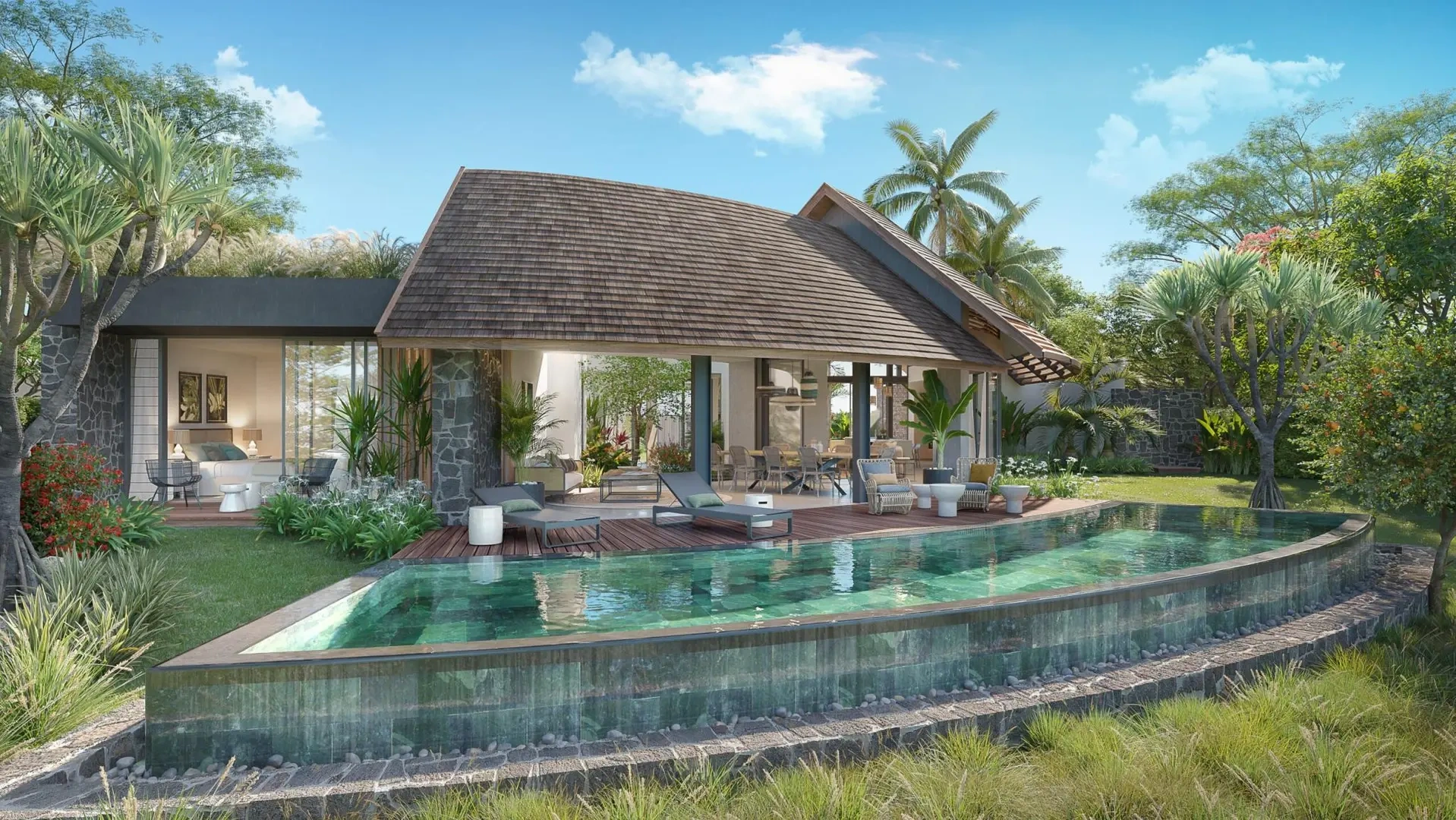 1 - villa for sale in beau champ flacq mauritius