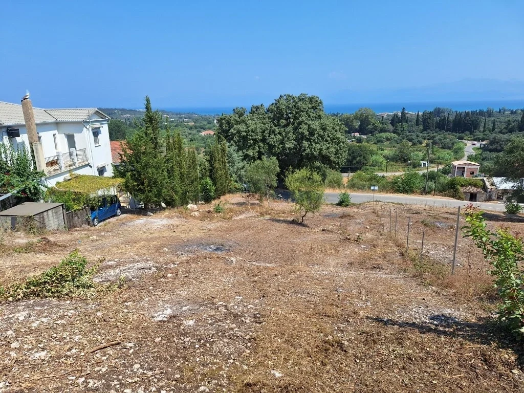 1 - venda terreno vista de mar ágios stéfanos ilhas jónicas grécia