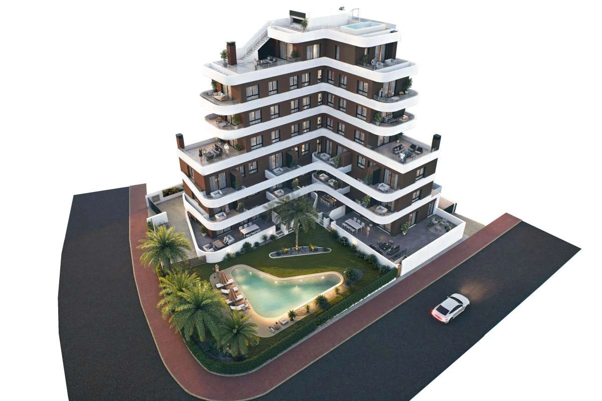 1 - venda apartamento vista de mar guardamar del segura comunidade valenciana espanha
