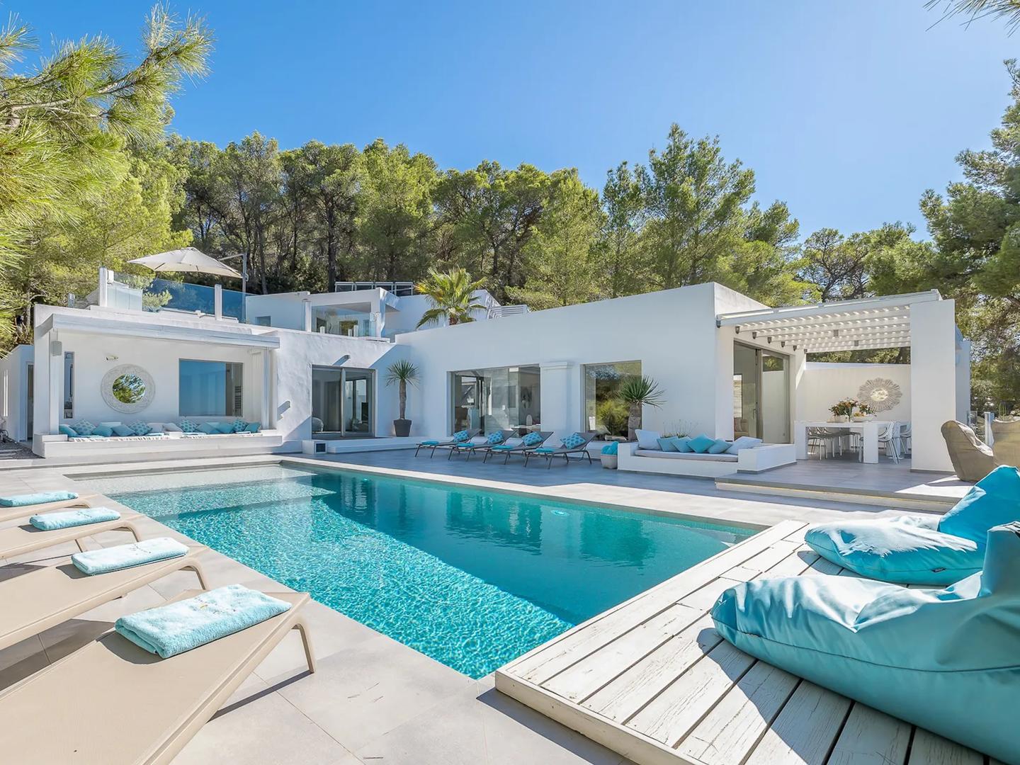 2 - aluguer sazonal casa vista de mar ibiza - eivissa ibiza - ilhas baleares espanha