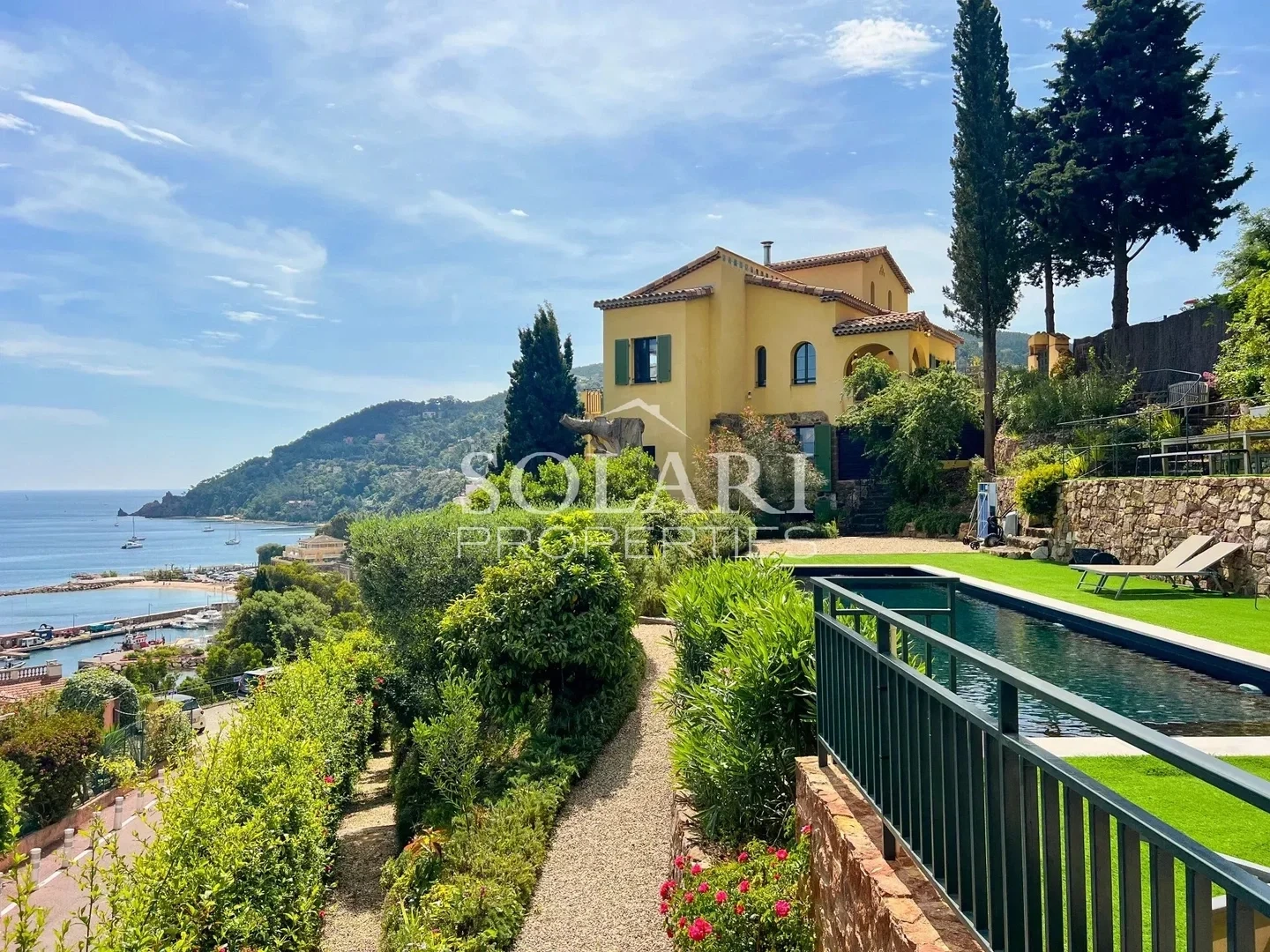 1 - verkauf haus meerblick théoule-sur-mer alpes-maritimes frankreich