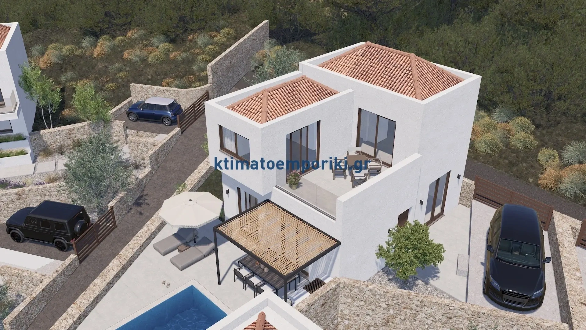 1 - venda casa vista de mar rhodes egeu meridional grécia