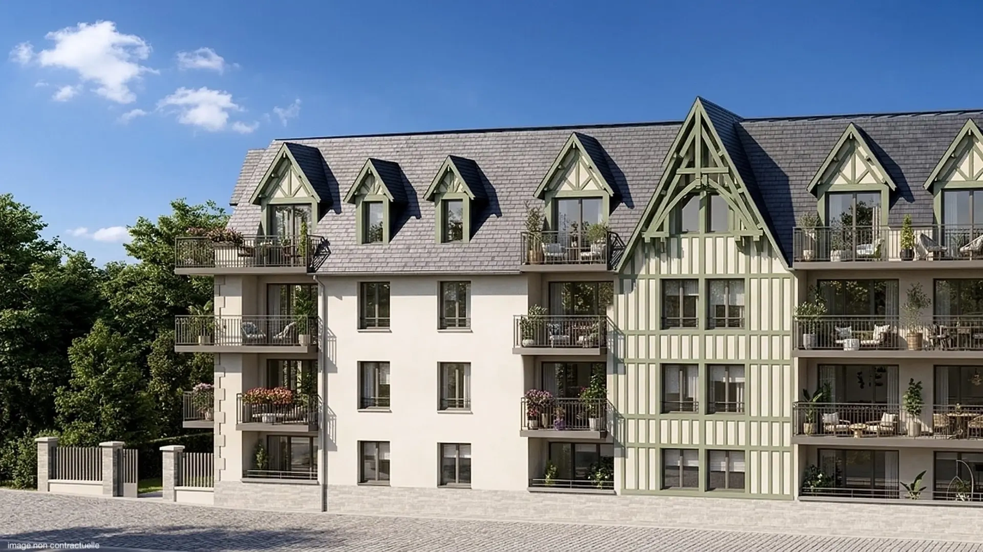 2 - verkoop appartement strand to voet benerville-sur-mer calvados frankrijk