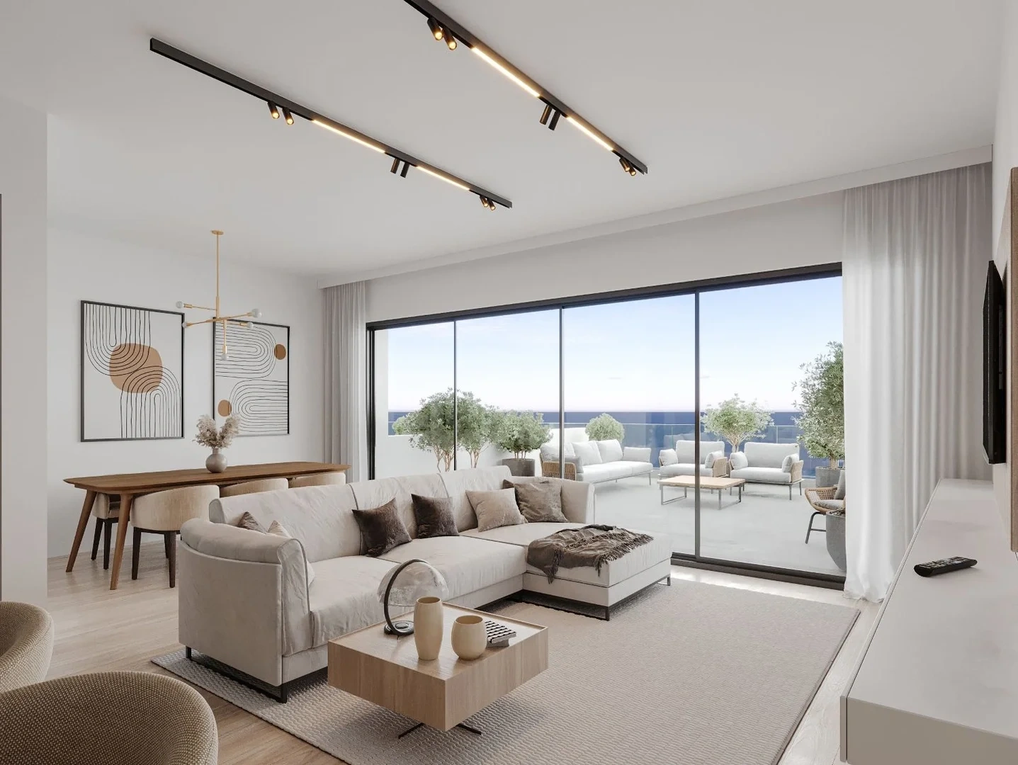 1 - vente appartement vue mer kissonerga paphos chypre