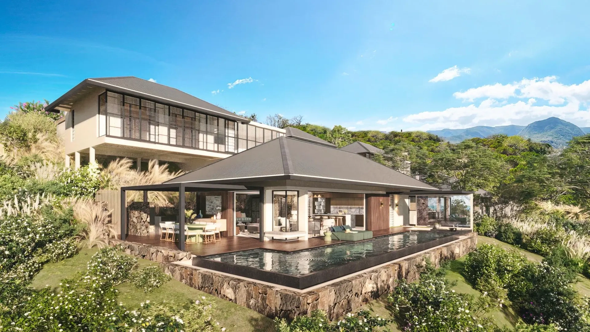2 - house for sale in black river rivière noire mauritius