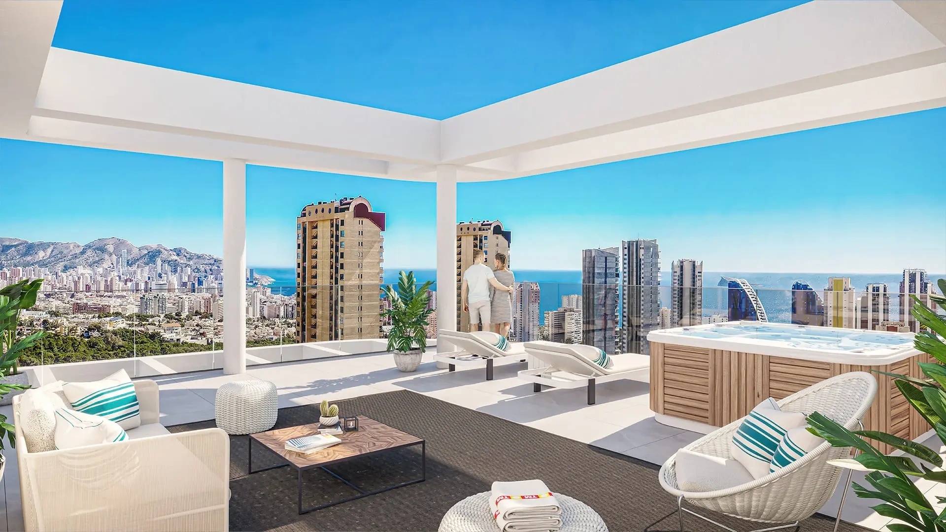 1 - venta apartamento vista al mar benidorm - costa blanca comunidad valenciana españa