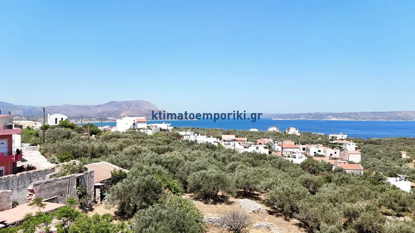 1 - sea view plot of land for sale in pláka crete greece