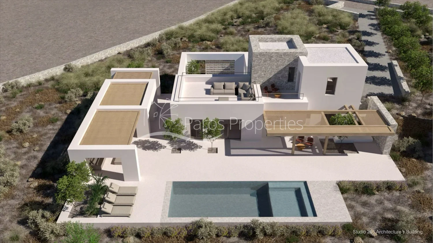 2 - sea view plot of land for sale in paros - cyclades south aegean greece
