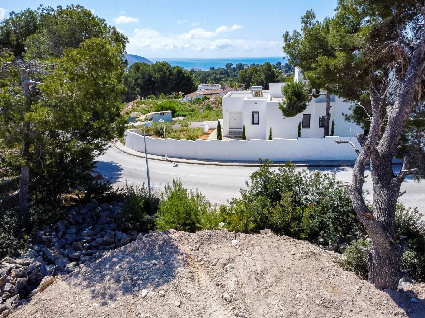 2 - verkoop terrein uitzicht op zee moraira - costa blanca valencian community spanje