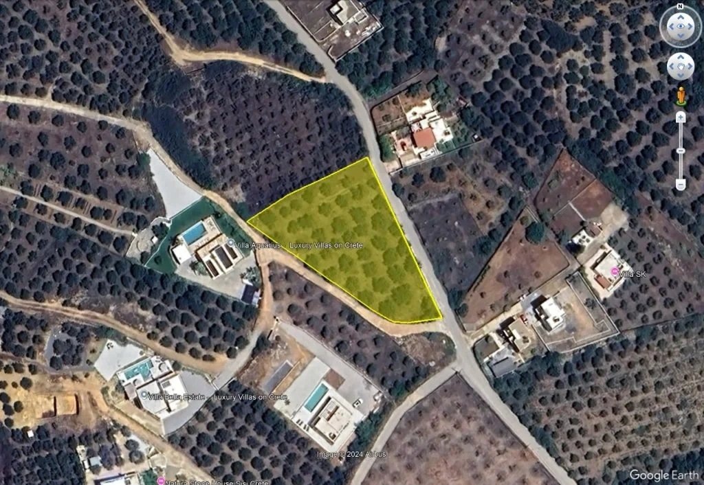 2 - vente terrain vue mer agios nikolaos crète grèce