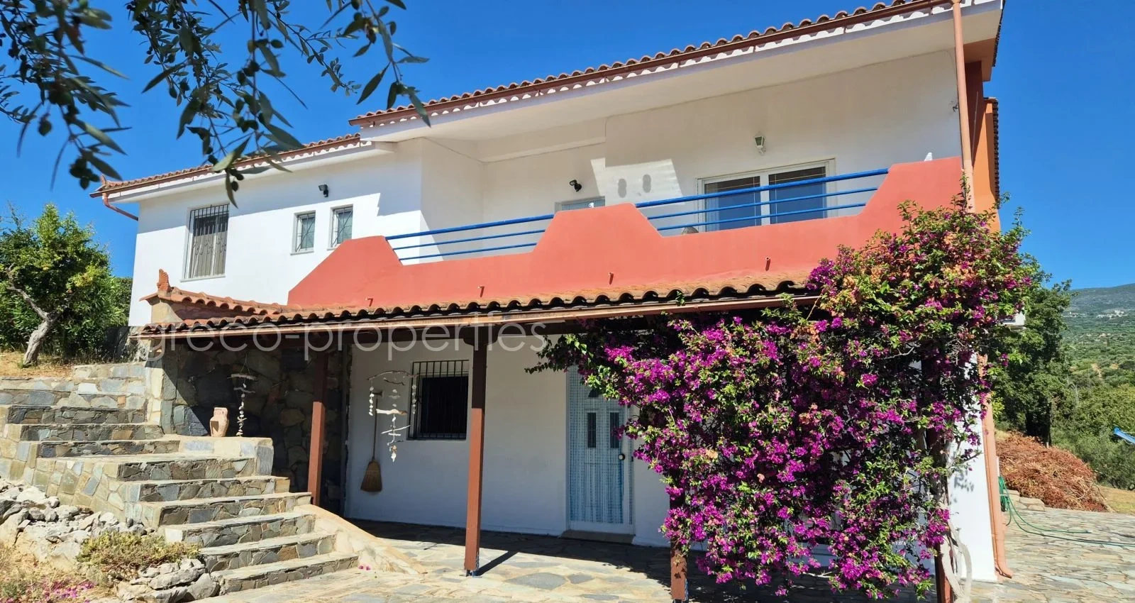 1 - vente maison vue mer koróni péloponnèse grèce