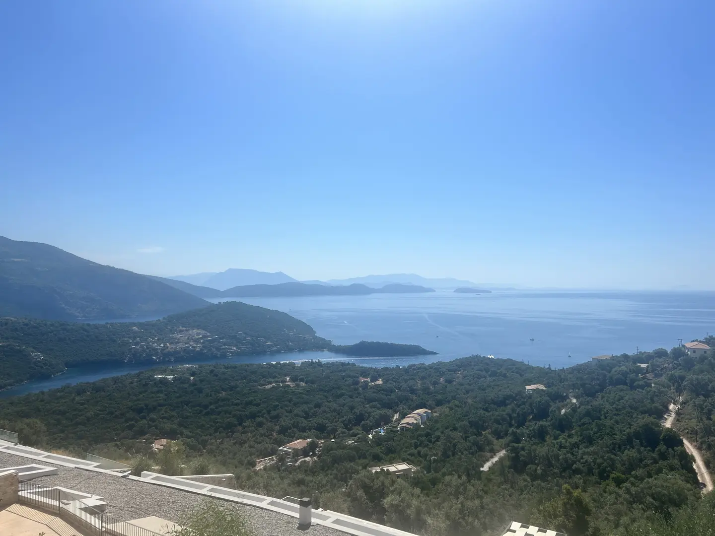 1 - vente terrain vue mer sívota îles ioniennes grèce