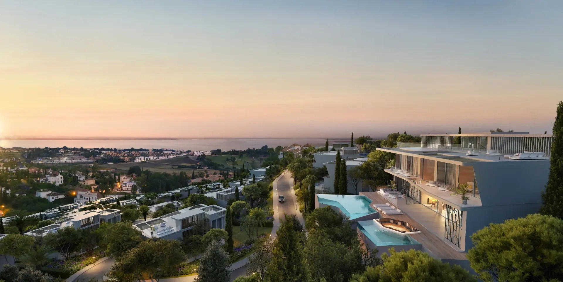 1 - vendita villa vista mare benahavis - costa del sol andalusia spagna