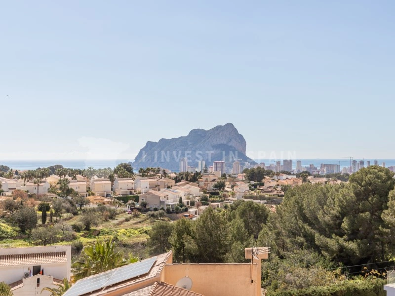 2 - verkoop huis uitzicht op zee calpe - costa blanca valencian community spanje