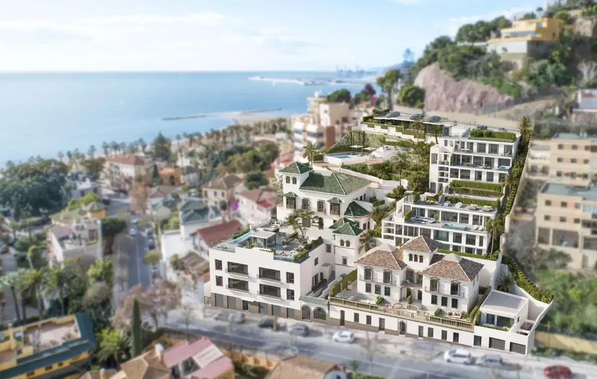 1 - продажа квартира вид моря malaga андалусия испания
