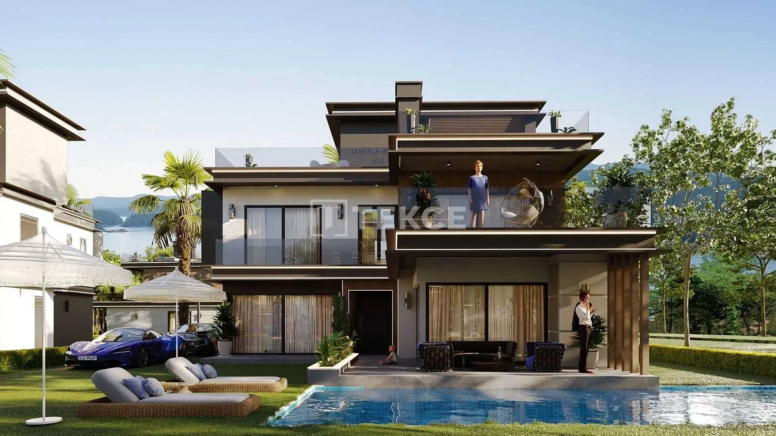1 - verkoop huis uitzicht op zee girne kyrenia cyprus