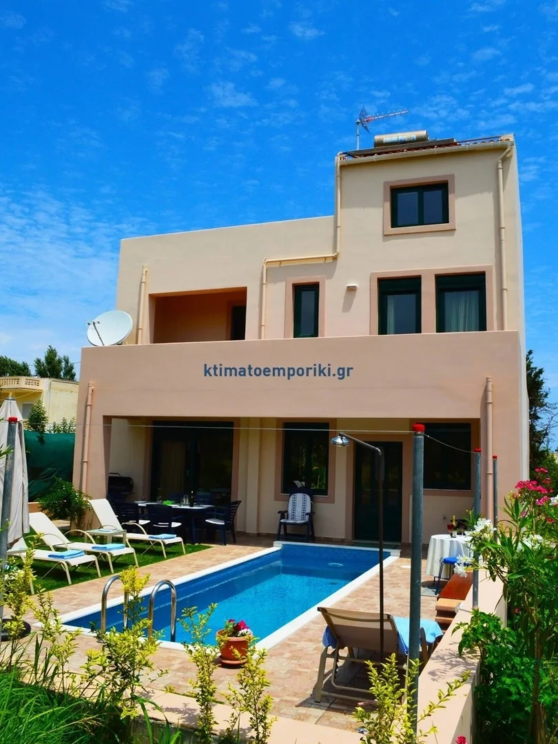 2 - vente maison vue mer máleme crète grèce