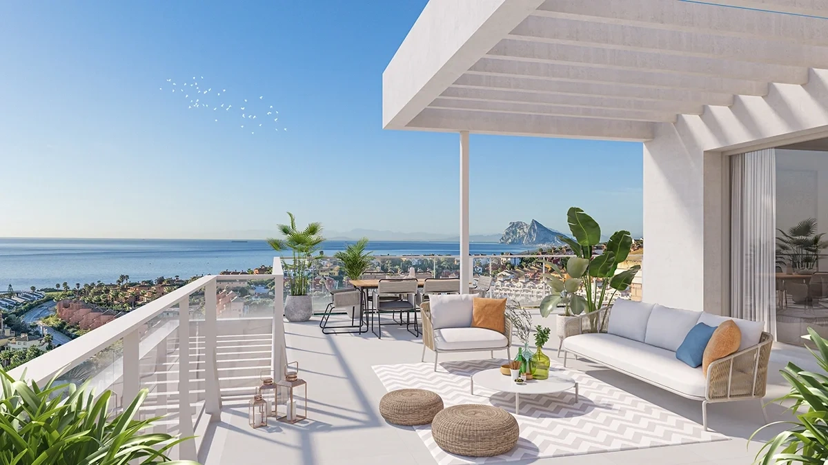 1 - verkoop appartement uitzicht op zee san roque andalusië spanje