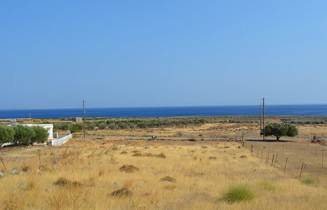1 - vente terrain vue mer makry-gialos crète grèce