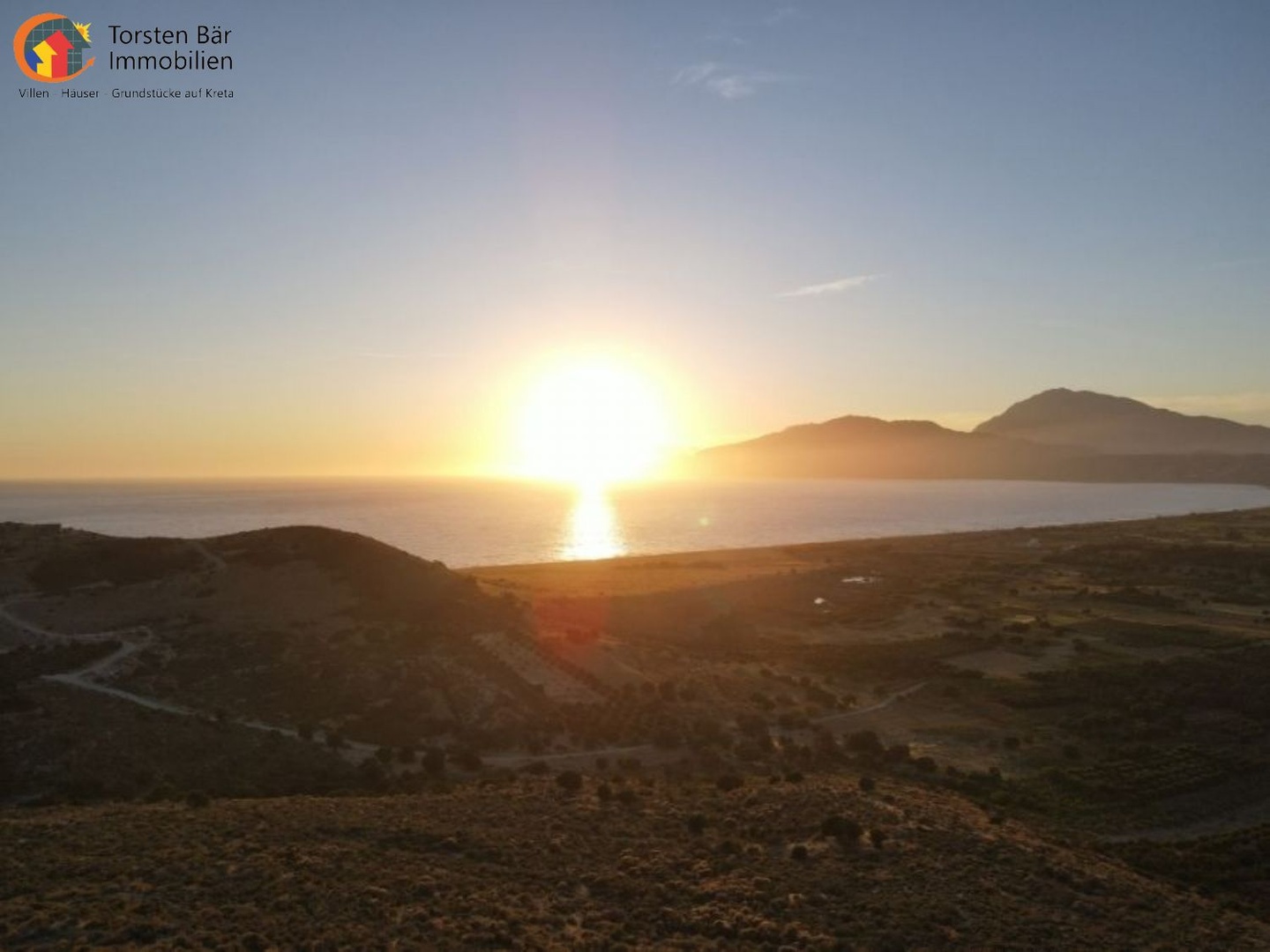 2 - vente terrain vue mer kalamaki crète grèce