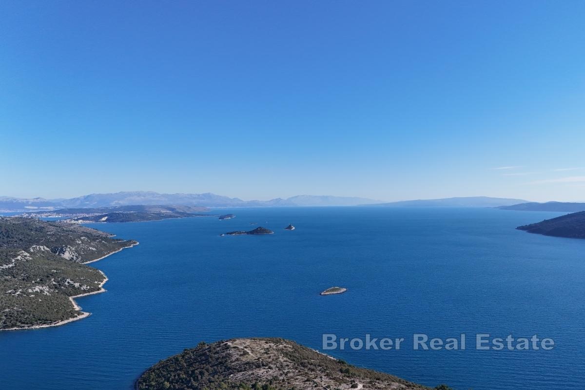 1 - sea view plot of land for sale in trogir split-dalmatia croatia