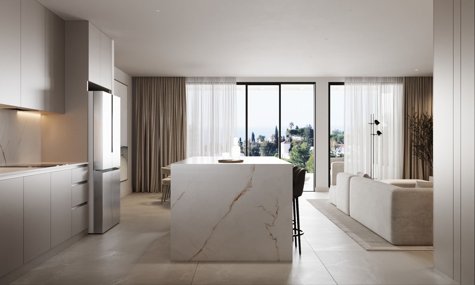 2 - vendita appartamento vista mare estepona - costa del sol andalusia spagna