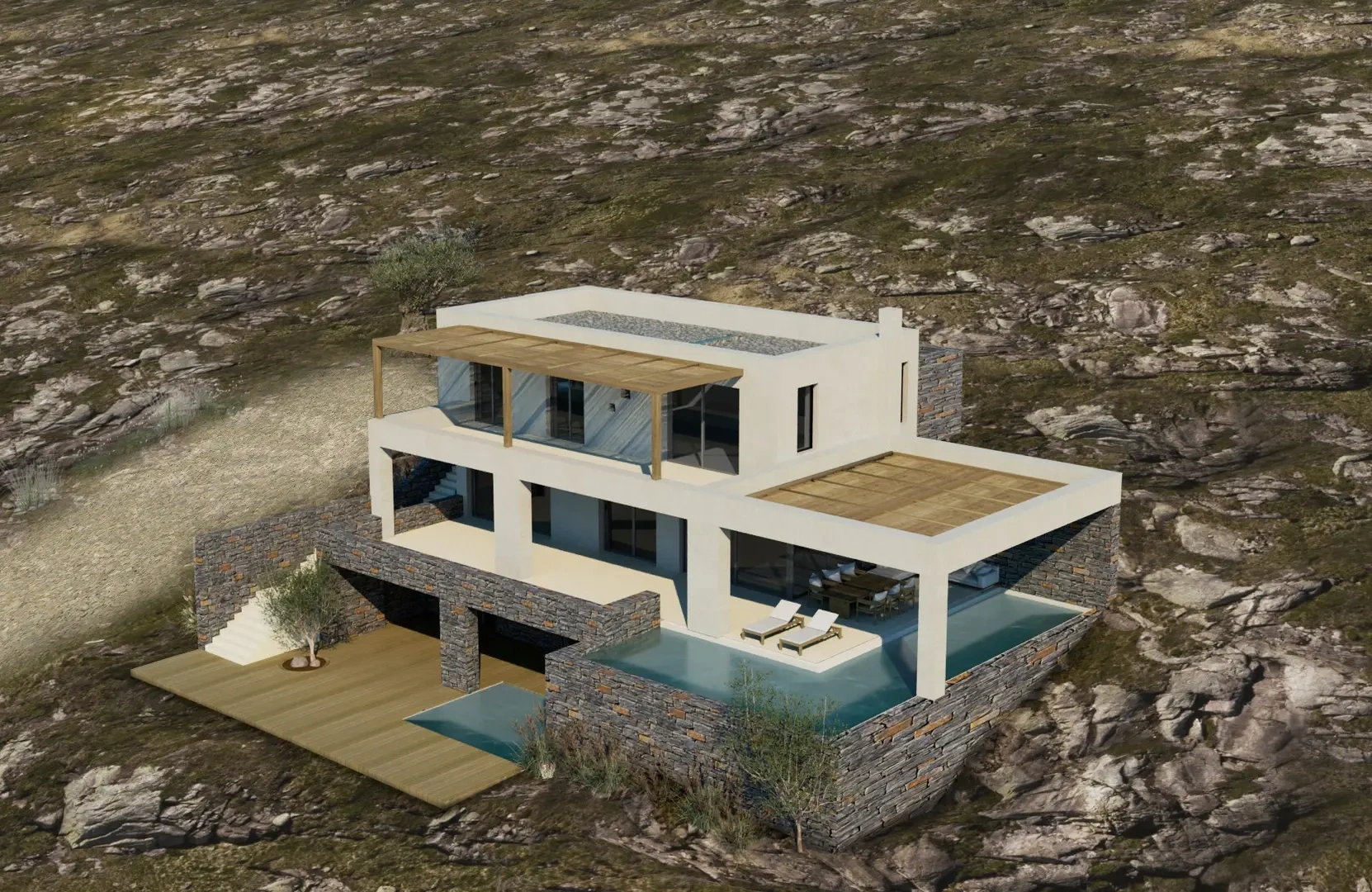 1 - vendita terreno vista mare ios - cicladi egeo meridionale grecia