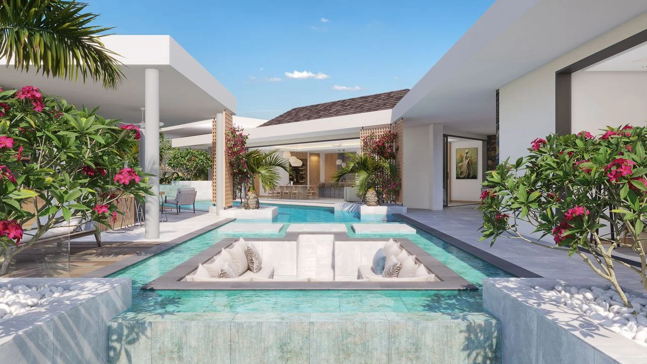 Haus meerblick mit Pool