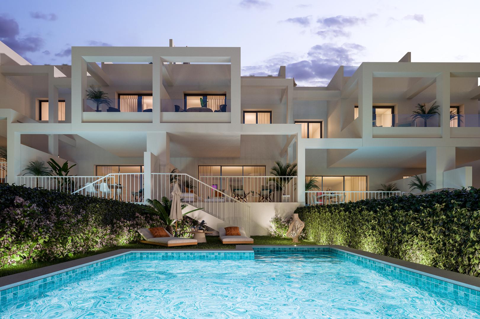 1 - Neubauprojekt Charmantes maisons contemporaines à Manilva manilva andalusien spanien