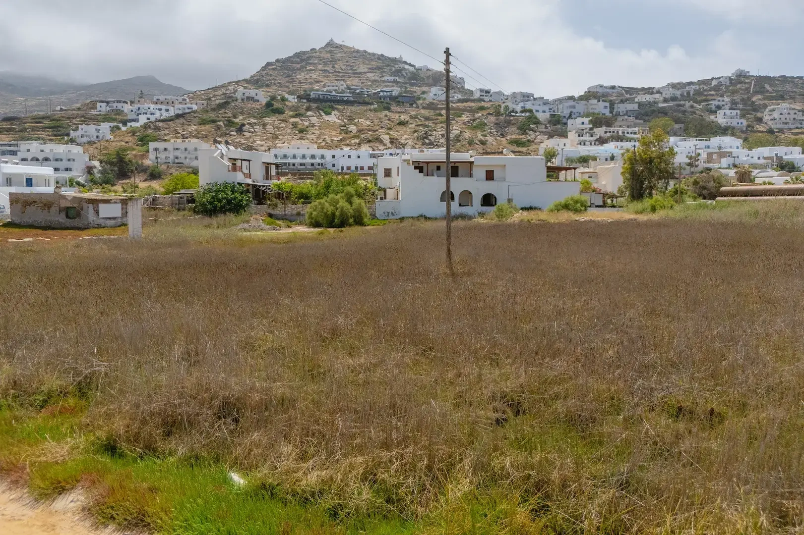 2 - sea view plot of land for sale in ios - cyclades south aegean greece