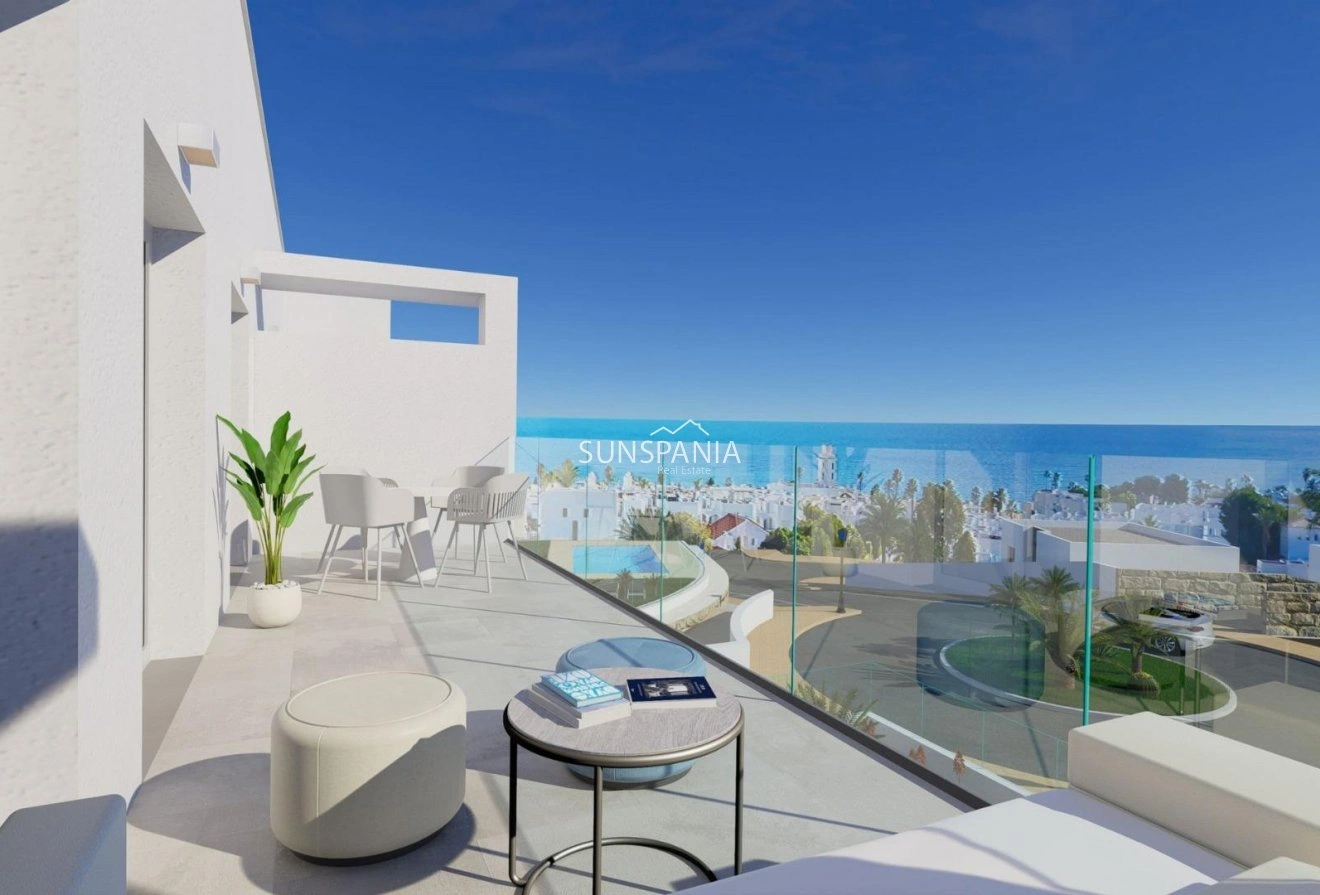1 - продажа квартира вид моря mojacar андалусия испания
