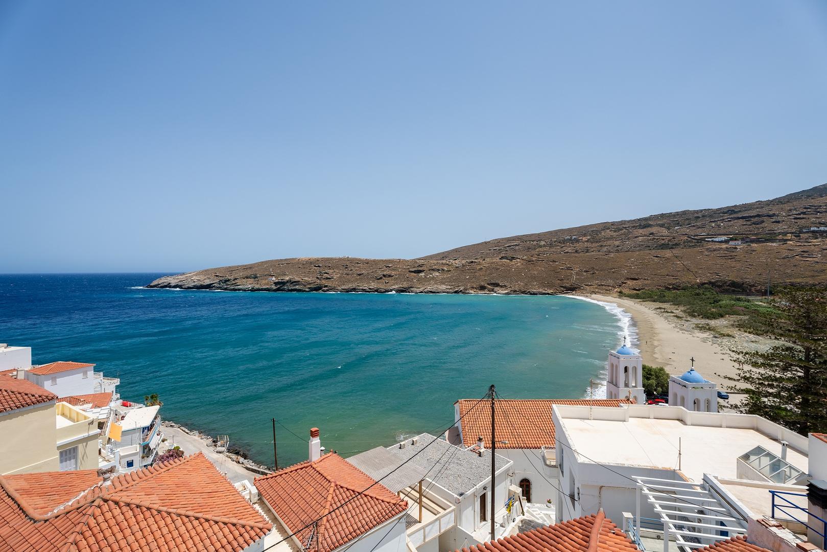 1 - verkoop huis uitzicht op zee andros - cycladen zuid-egeïsche eilanden griekenland
