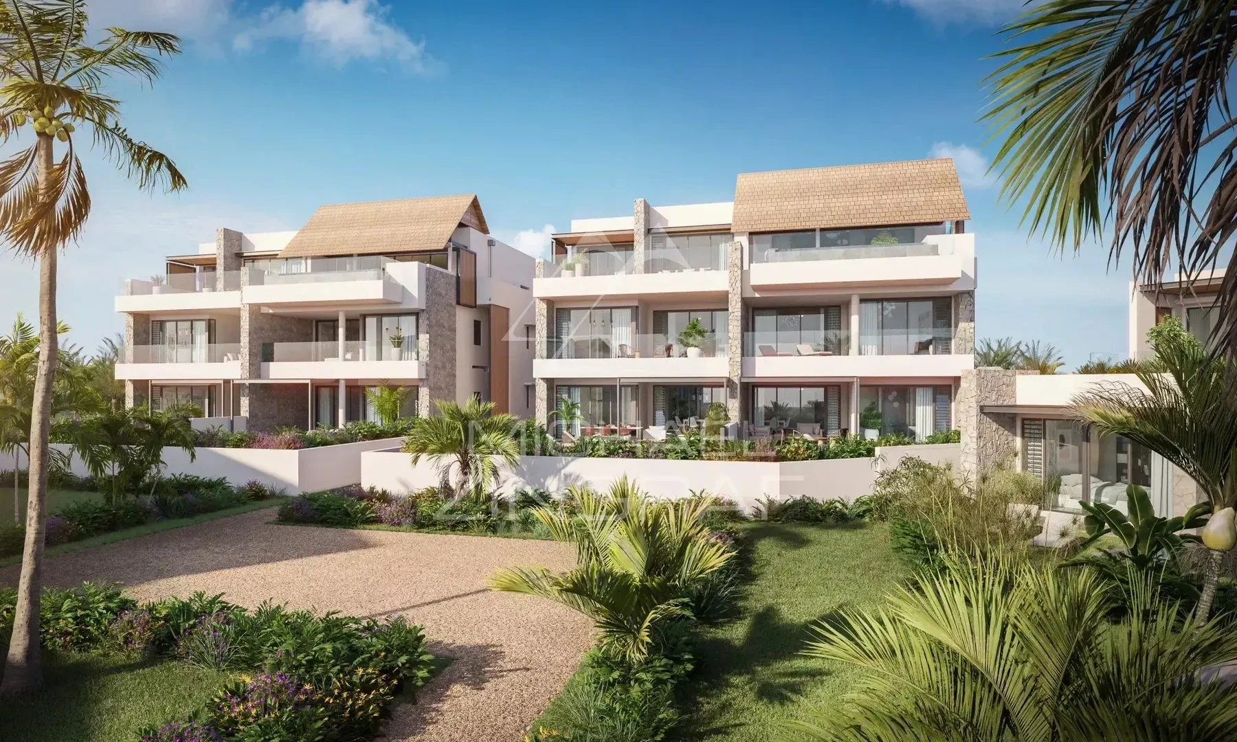 2 - vente appartement pieds dans l'eau wolmar rivière noire île maurice