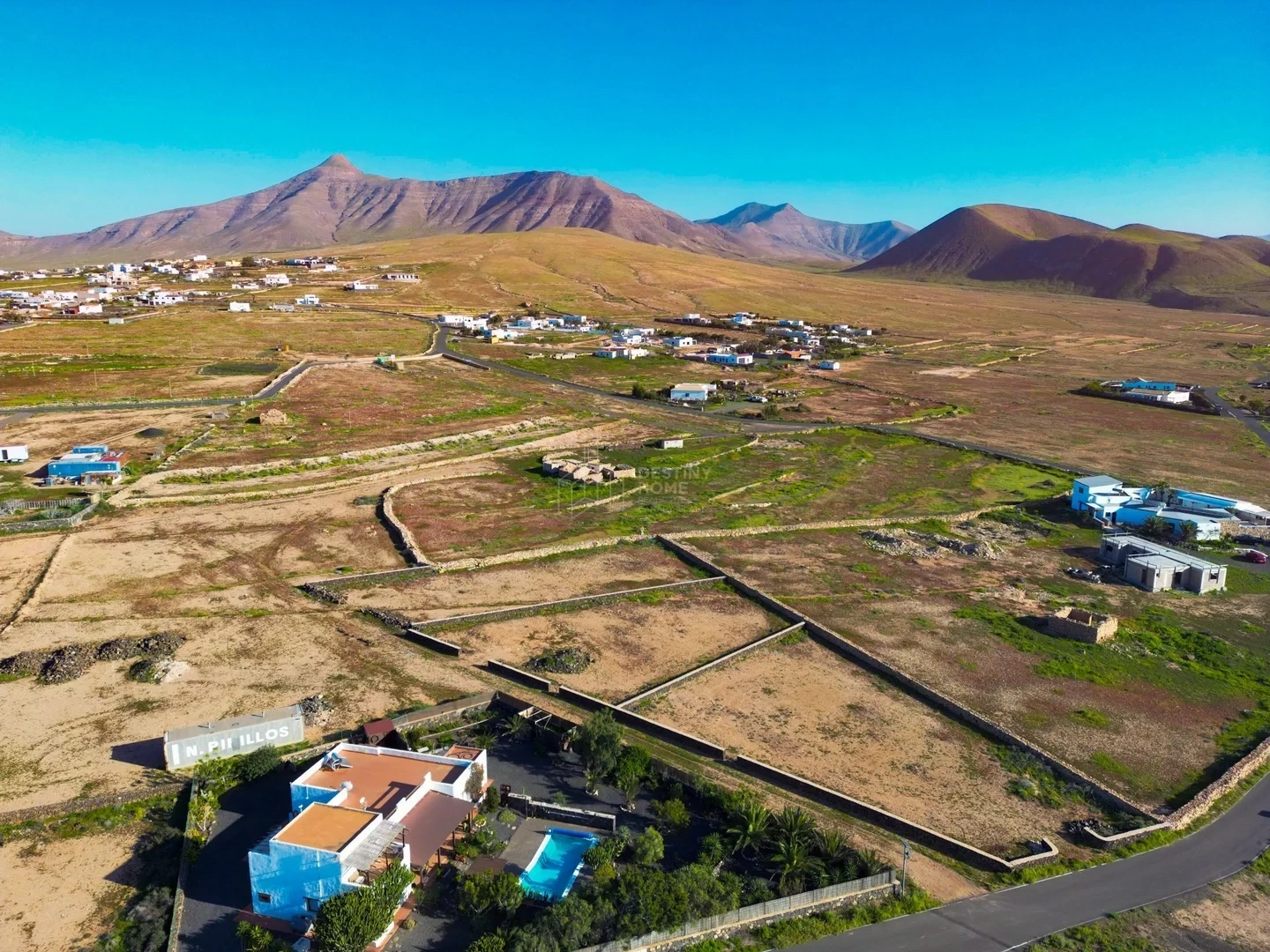 2 - verkoop terrein uitzicht op zee tindaya fuerteventura - canary islands spanje