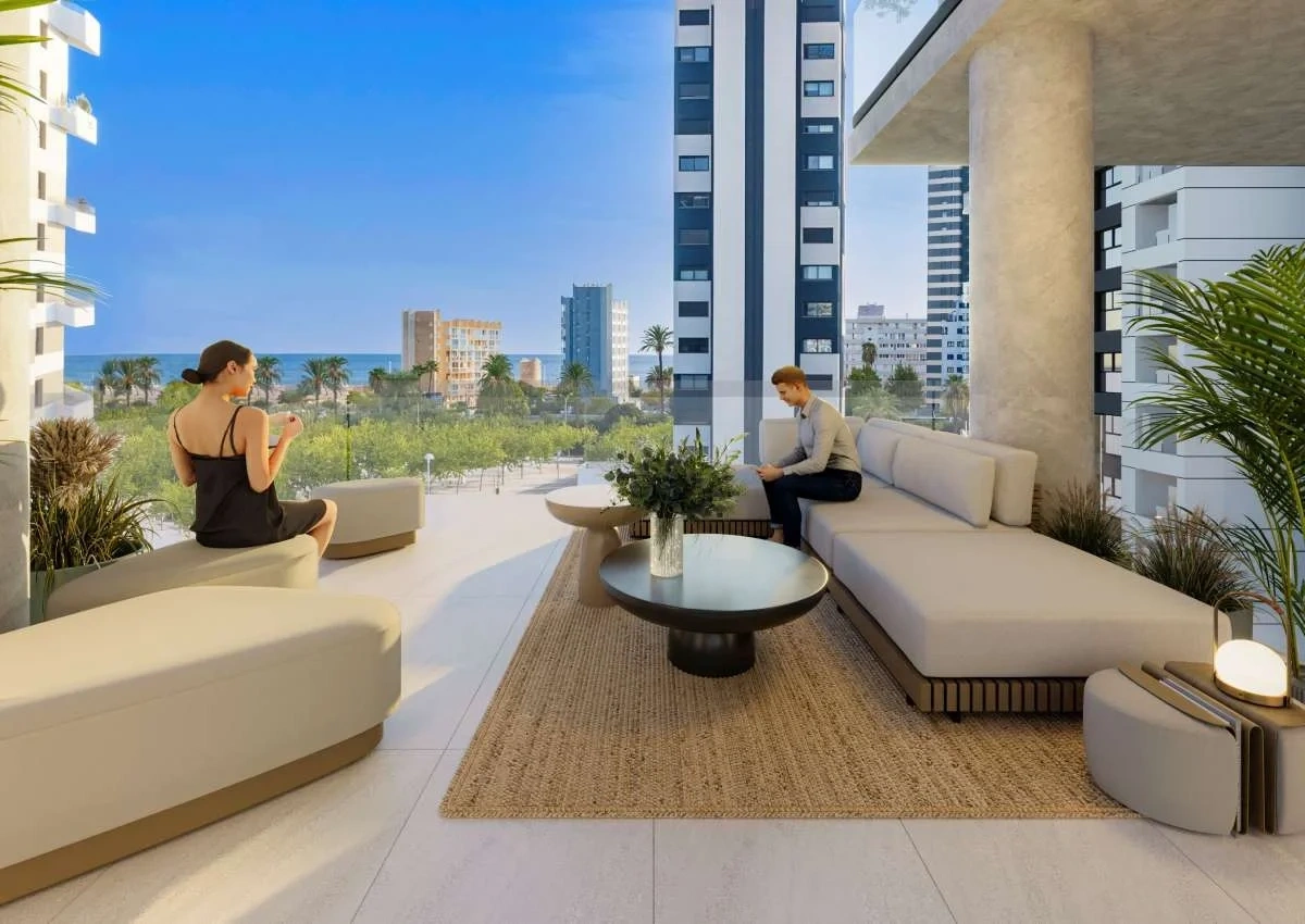 2 - vente appartement pieds dans l'eau calpe - costa blanca communauté valencienne espagne