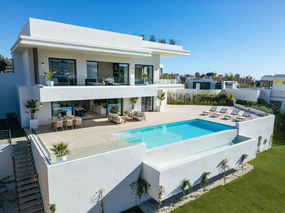 1 - vente villa vue mer estepona - costa del sol andalousie espagne