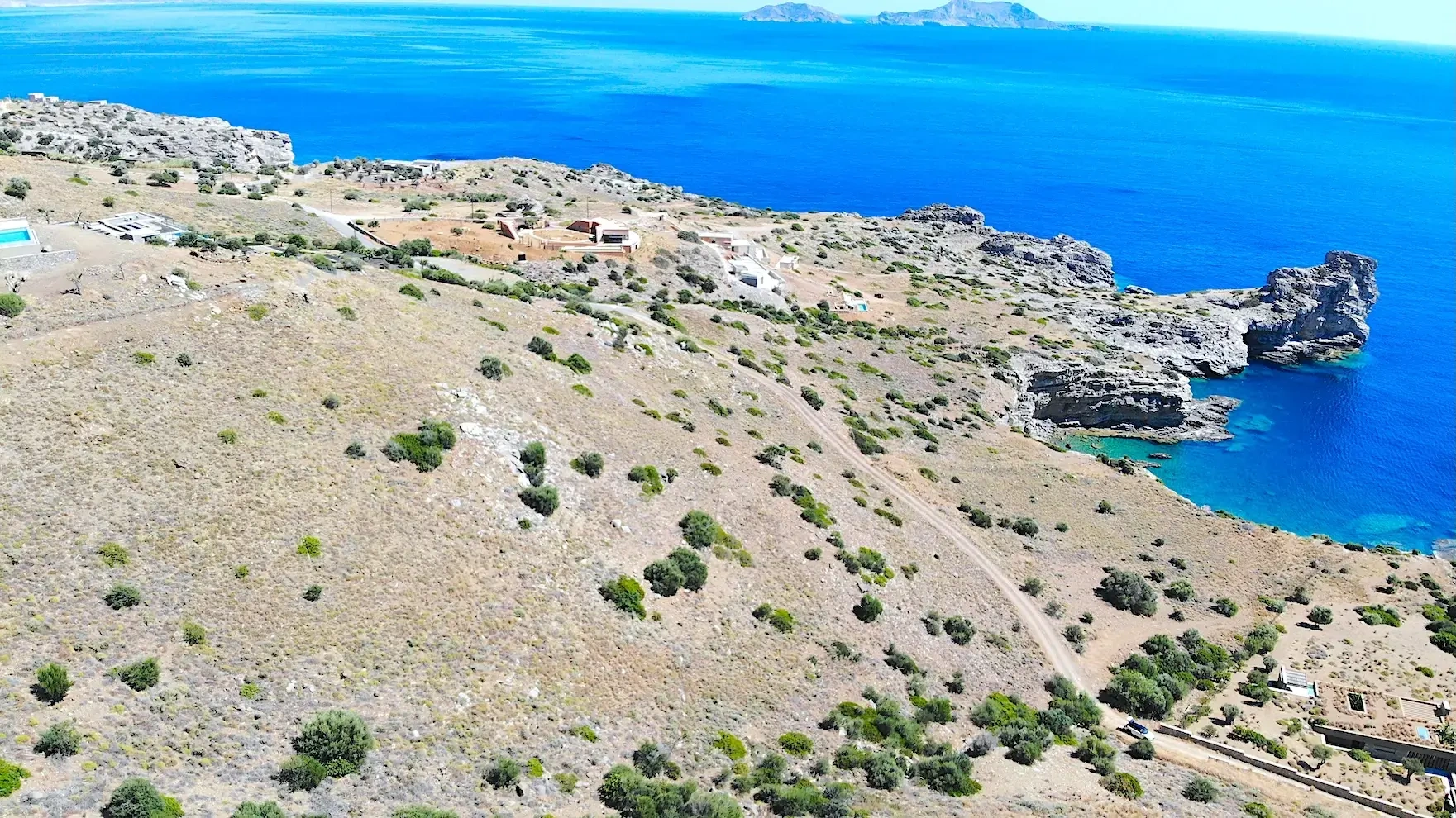 2 - waterfront plot of land for sale in réthymnon crete greece